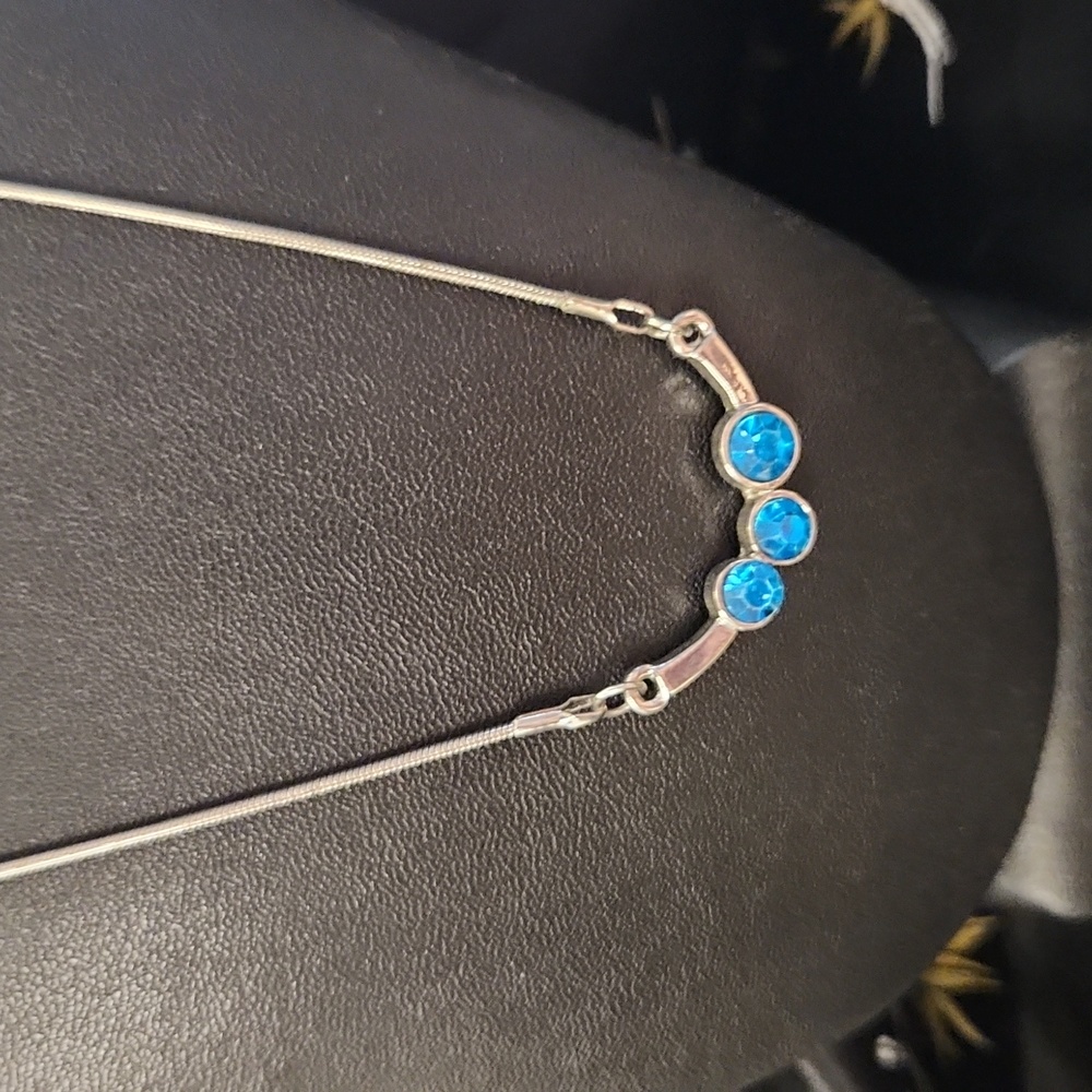 Paparazzi Silver & Turquoise Necklace